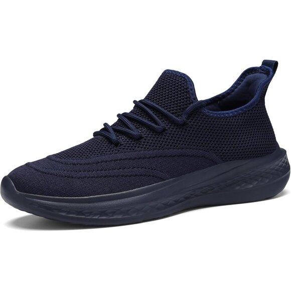 ⚡Men All Blue Fashion Mesh Non Slip Lightweight Workout Breathable Gym Sneakers - Picture 1 of 6
